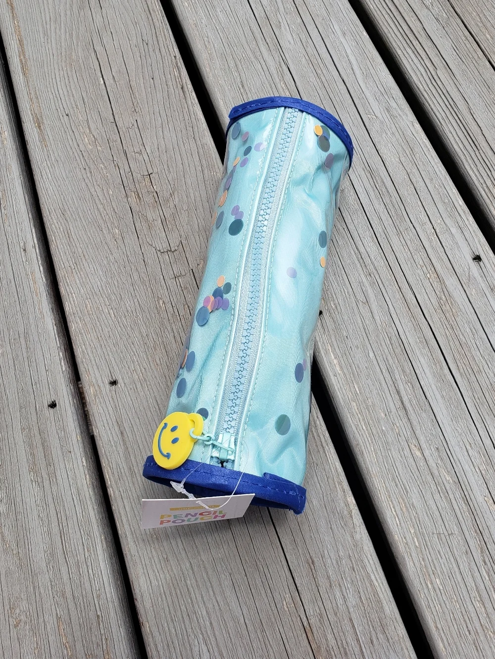 Smiley Face Confetti Pencil Pouch